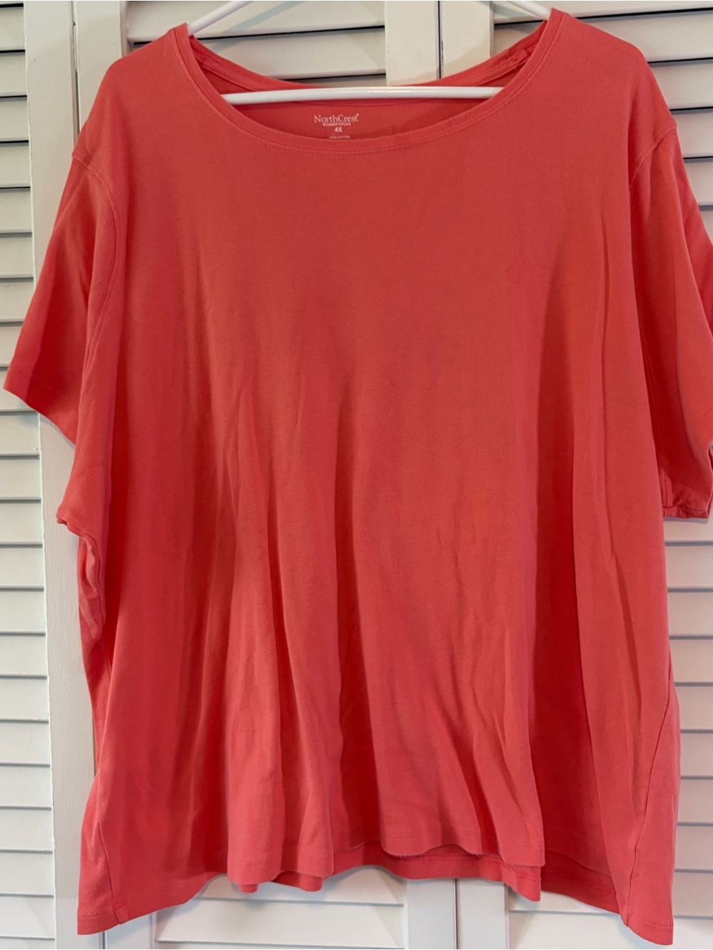 Northcrest Coral Relaxed Short-Sleeve Tee